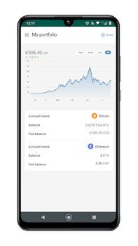 GofraApp on a mobile phone